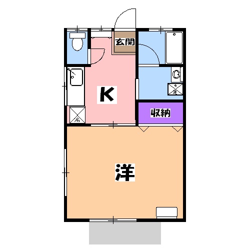 吉沢ハイツの間取り