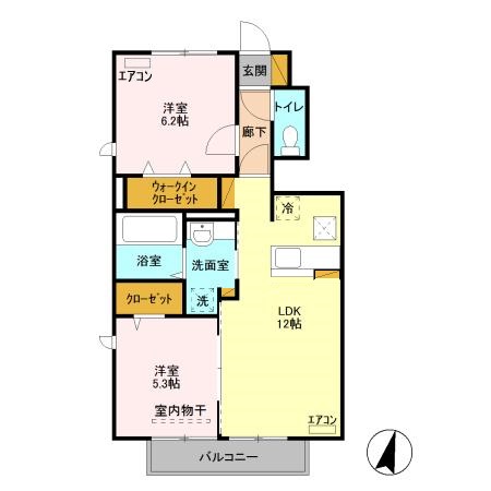 アルコバレーノの間取り