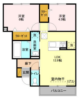 Regalo Aの間取り