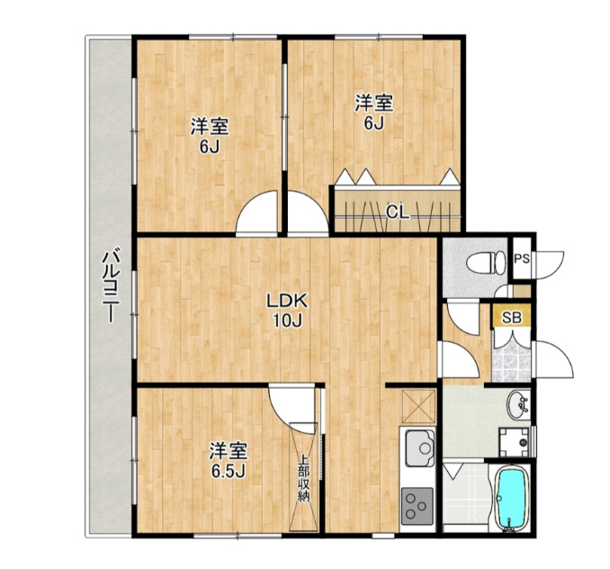 煉瓦館63の間取り