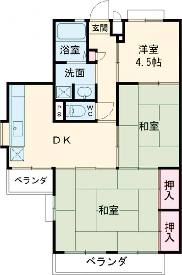 西之台ヴィレッジの間取り
