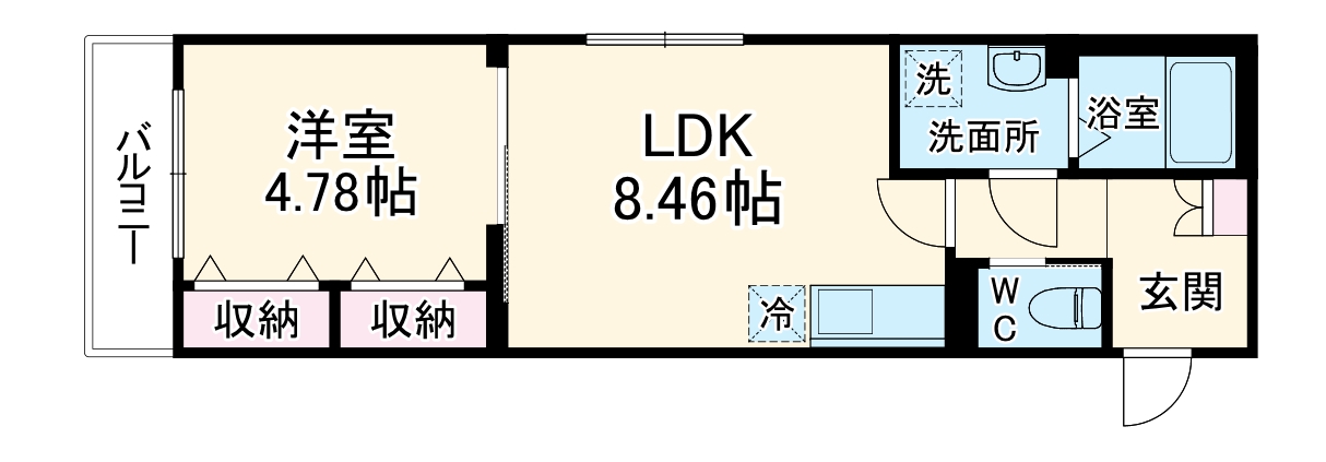 Crestの間取り
