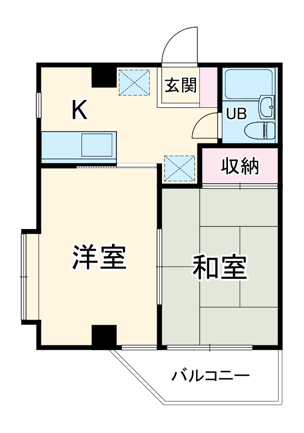 松田ハイムの間取り
