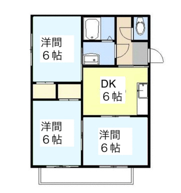 サンハイムAの間取り