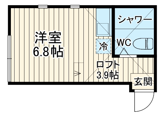 ユナイト藤沢ジャクリーヌの間取り