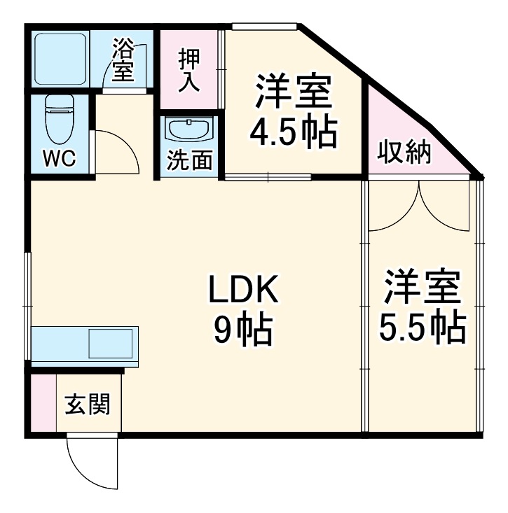 八まきビルの間取り