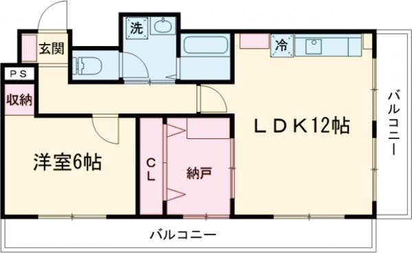 パークサイドレジデンスの間取り