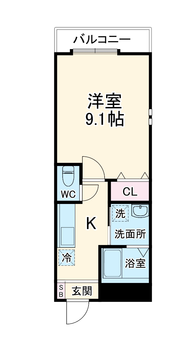 フジパレス吹田穂波町の間取り