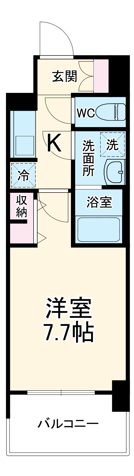 S-RESIDENCE堀田beauteの間取り