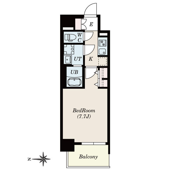 S-RESIDENCE堀田beauteの間取り