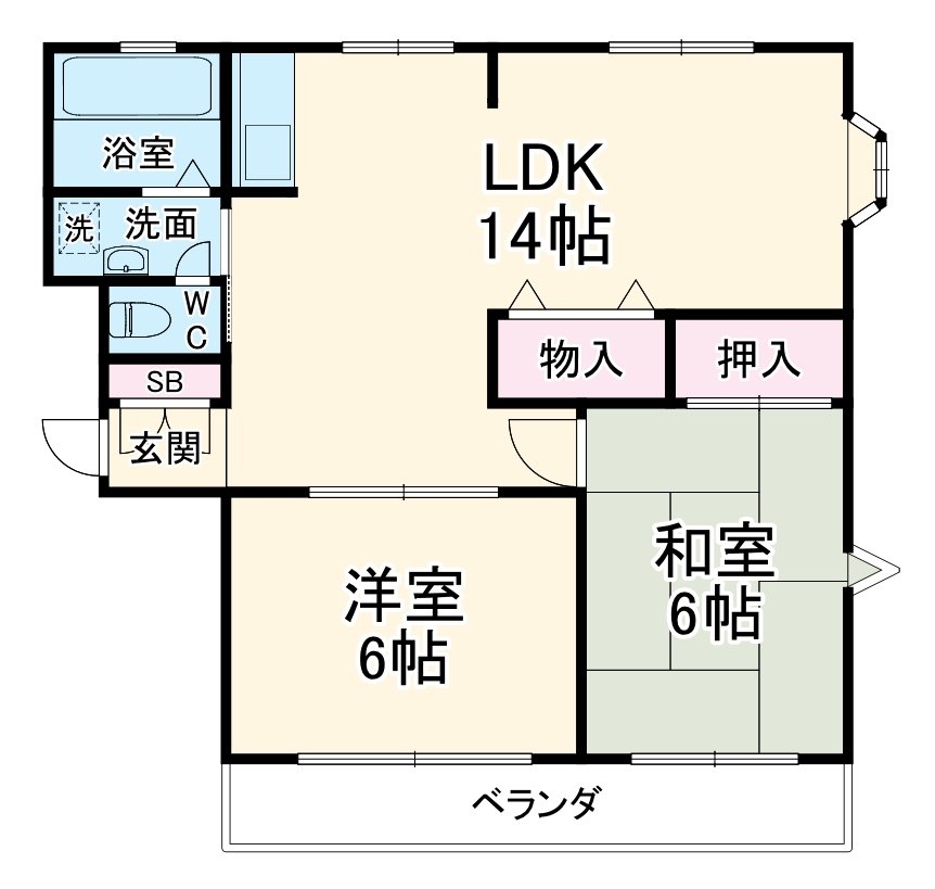 マグノーリアヒルA棟の間取り