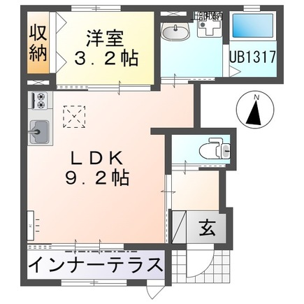 フォールブランの間取り