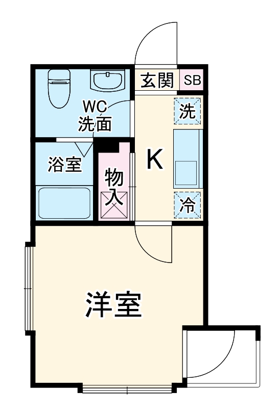ラパン大久保の間取り