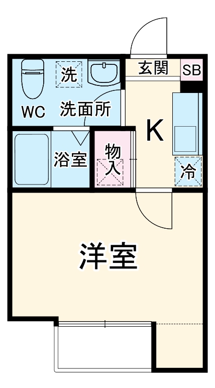 ラパン大久保の間取り