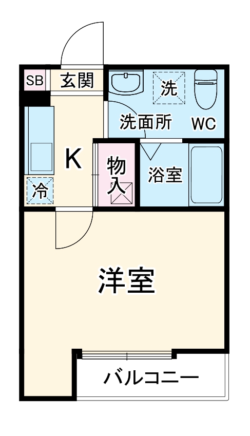 ラパン大久保の間取り