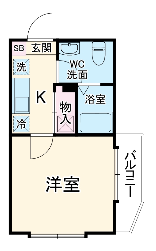 ラパン大久保の間取り