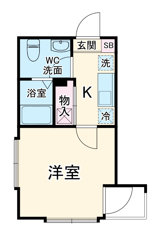ラパン大久保の間取り
