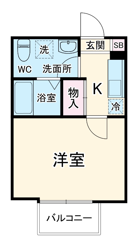 ラパン大久保の間取り
