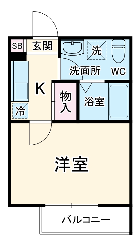 ラパン大久保の間取り