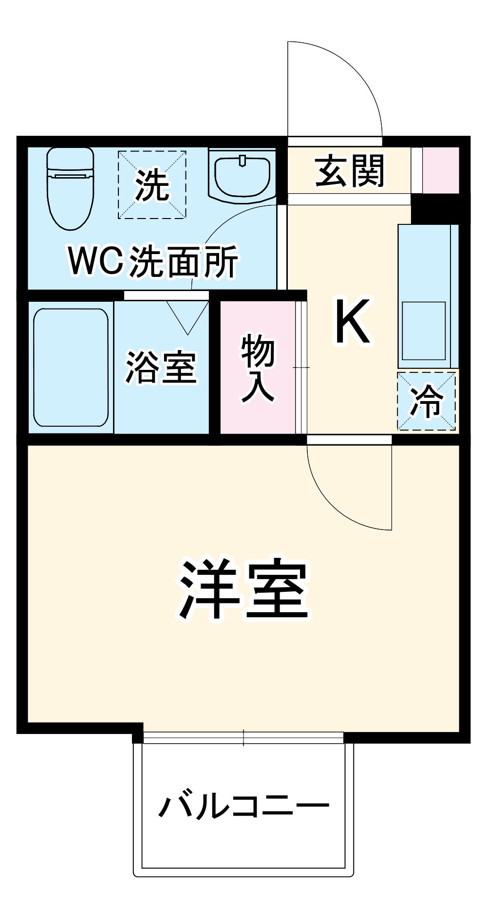 ラパン大久保の間取り