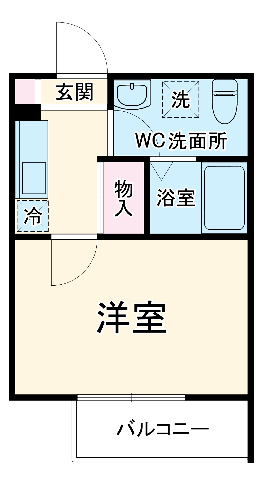ラパン大久保の間取り