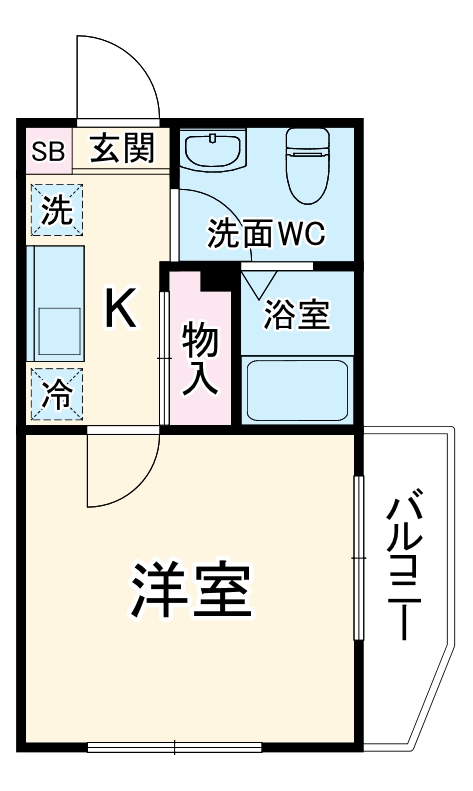 ラパン大久保の間取り
