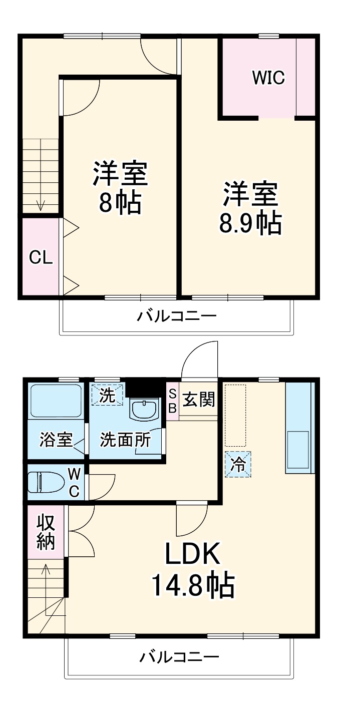 ディアコート・パルの間取り