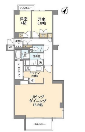 インプルーブ西早稲田の間取り