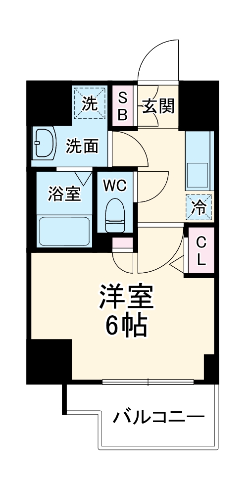 ソルテラスOSAKA塚本の間取り