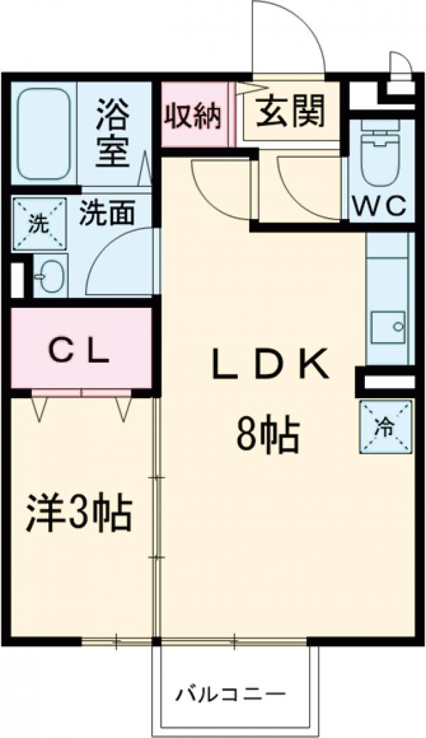 アルバ Bの間取り