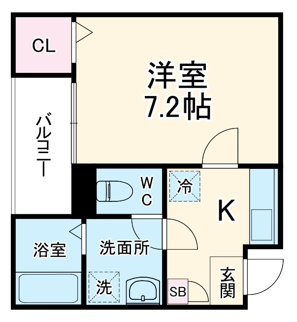 ジーメゾン見沼新堤の間取り