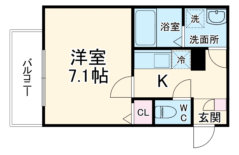 ジーメゾン見沼新堤の間取り