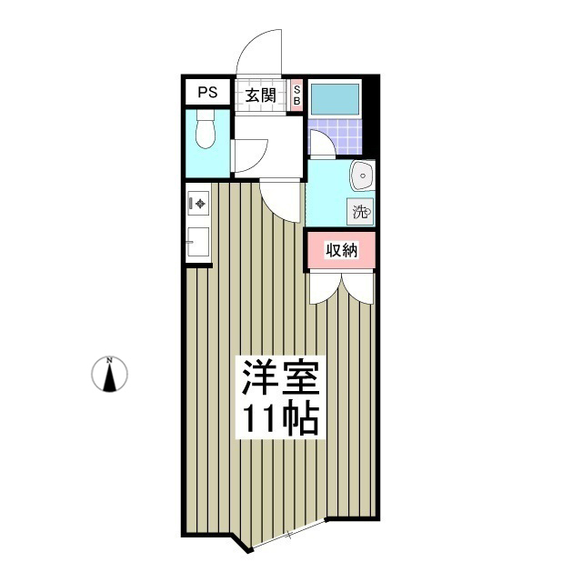 キュウブEX三俣の間取り