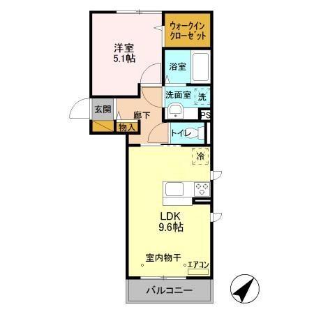 メゾンド ベリタスの間取り