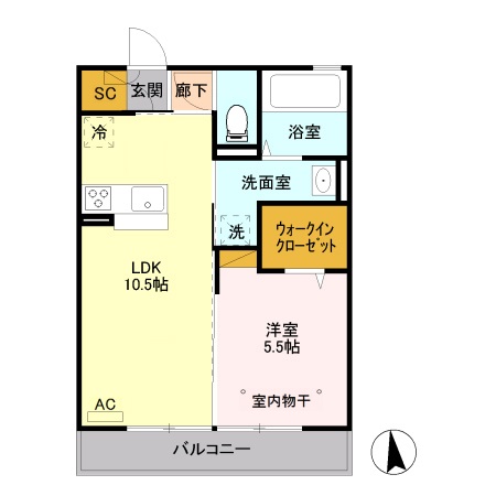 ビオスの間取り