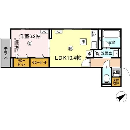 Forestella登戸の間取り