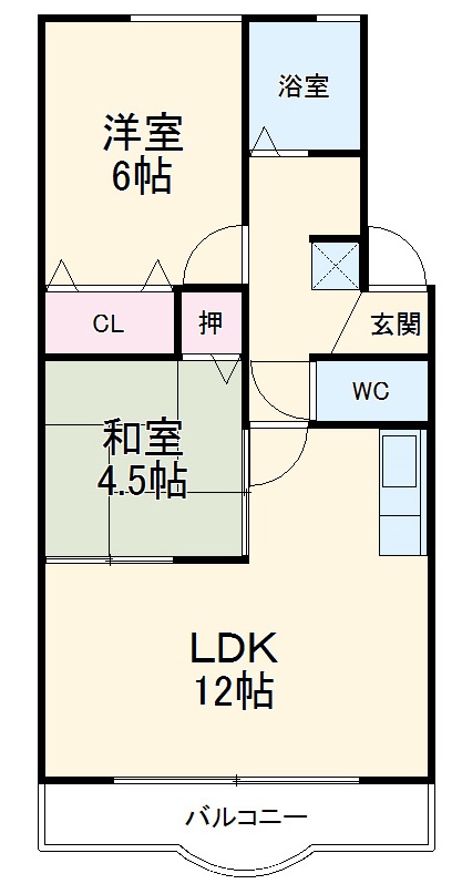 コスモガーデンの間取り
