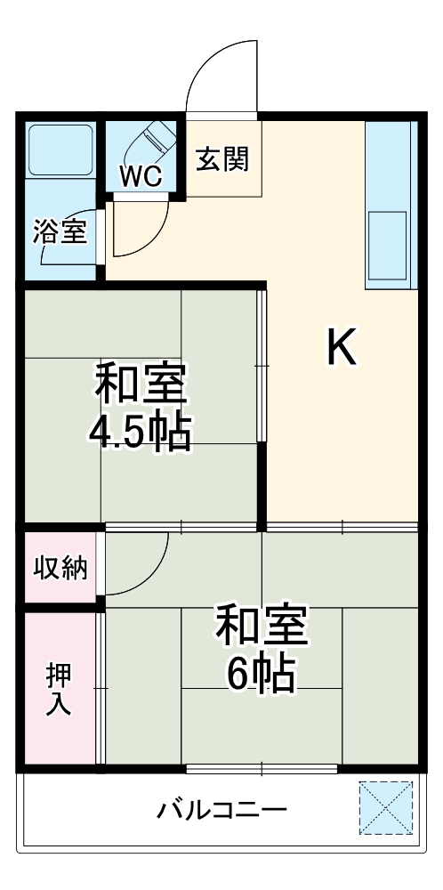 第1吉田文化の間取り