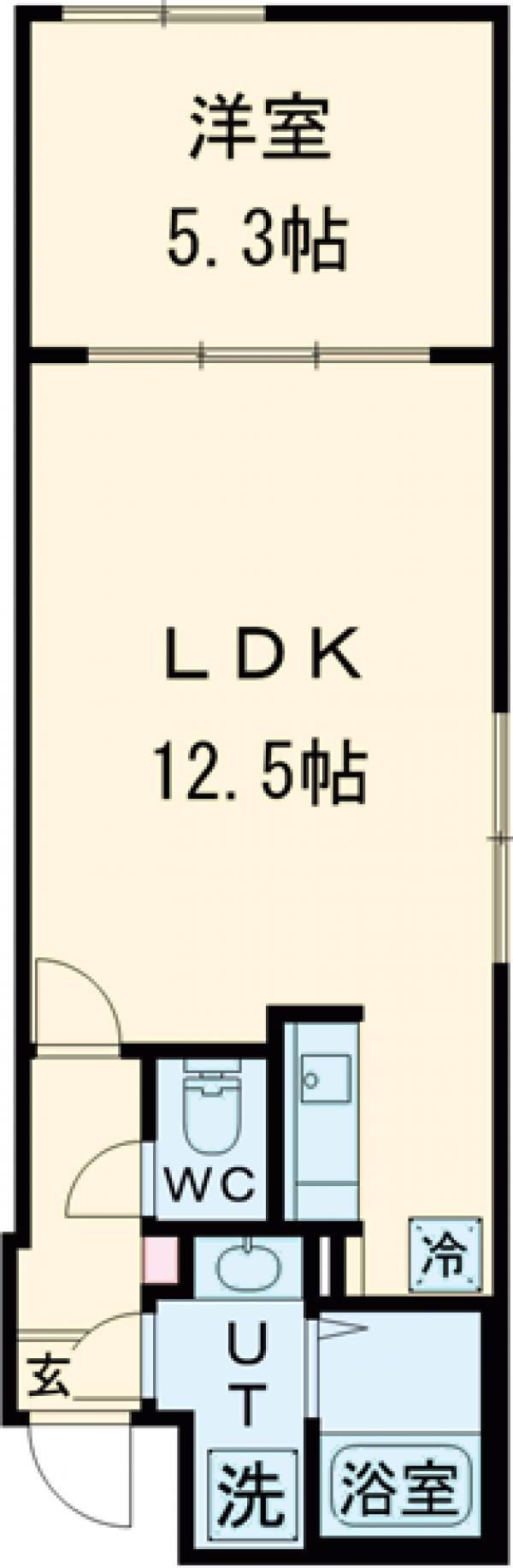 SOLASIAresidence西日暮里の間取り