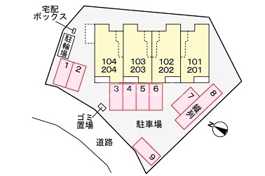 2/8 駐車場