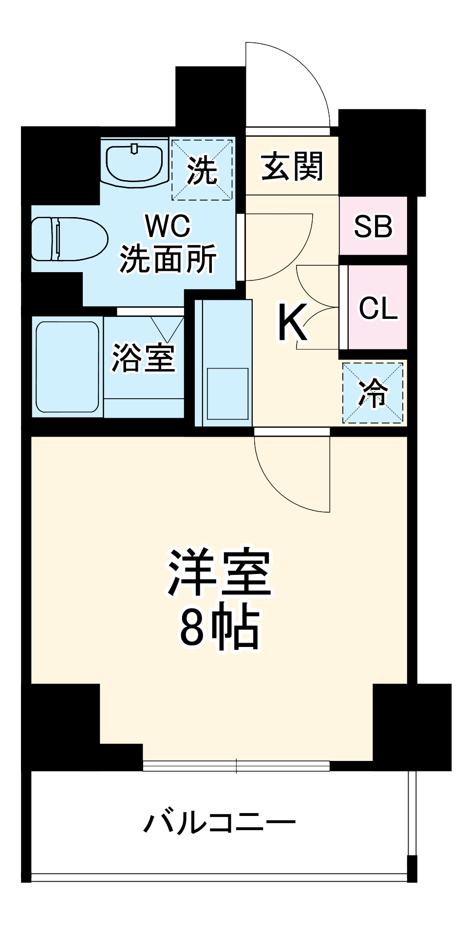 ディアレイシャスID横浜南の間取り