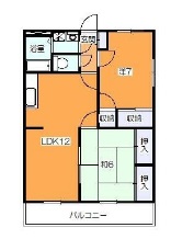 アベニールBの間取り