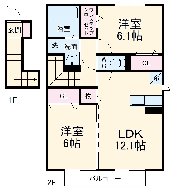 M・ヴィレッジの間取り