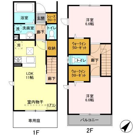 メゾン・シュシュⅠの間取り