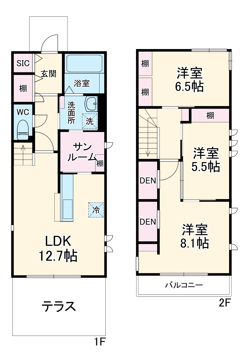 KOTIHaRu A棟の間取り