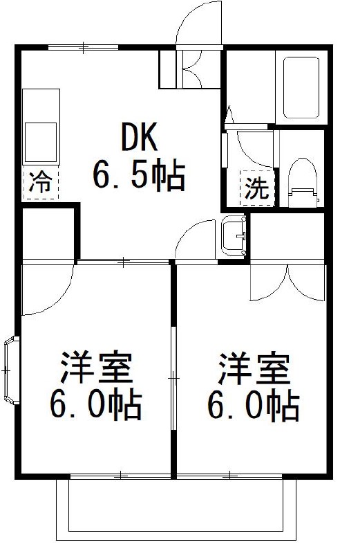 シルクTUKASA Ⅰの間取り