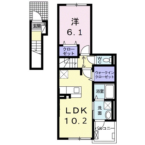 サン レジェロの間取り