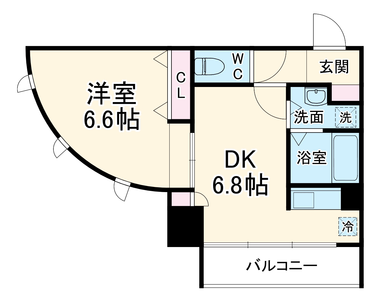 willDo松屋町の間取り