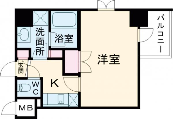 アビタ住吉の間取り