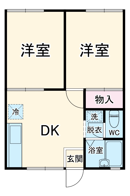 ベルゾーネはさまの間取り